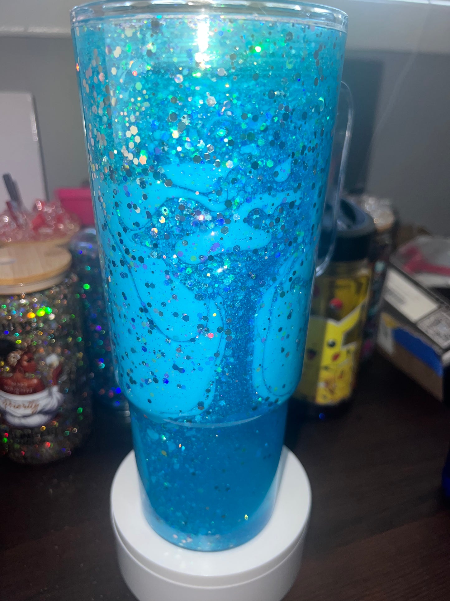 Blue lava
