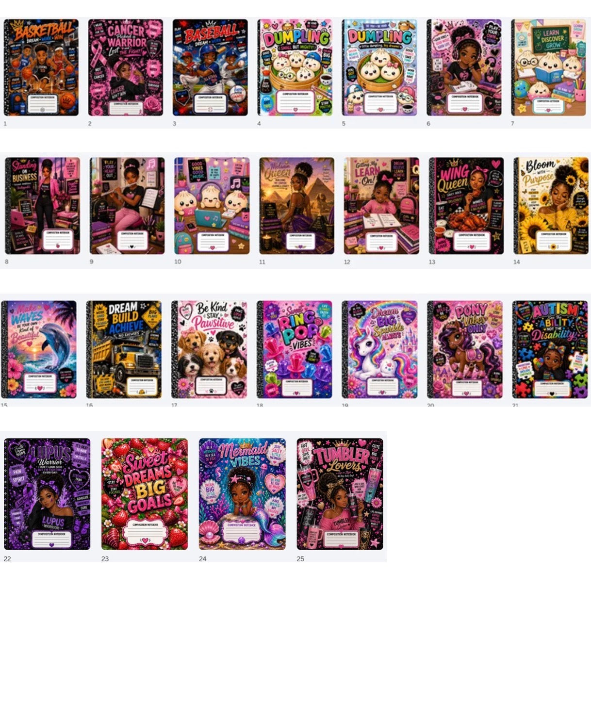 Composition notebooks