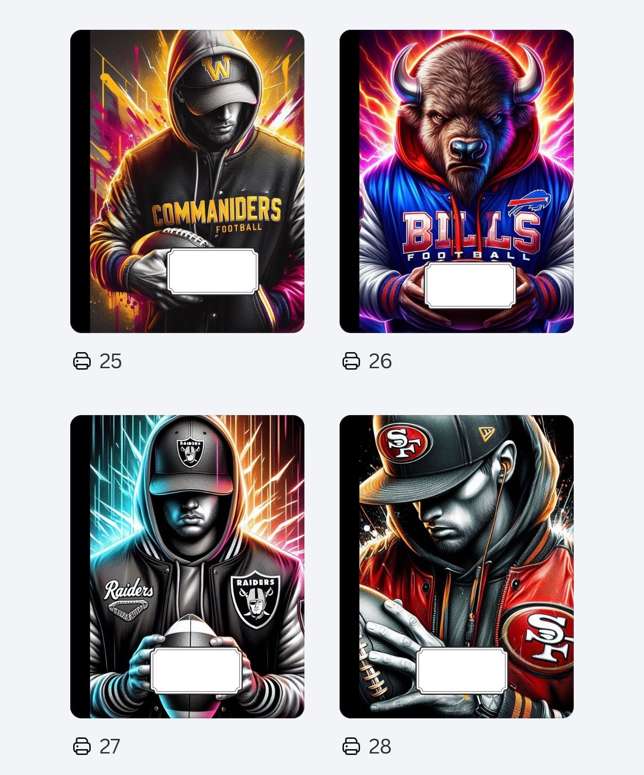 NFL Notebooks