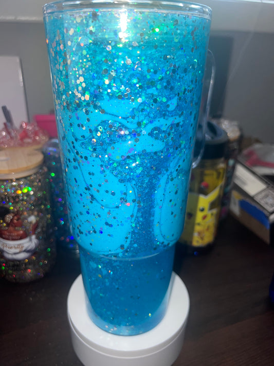 Blue lava