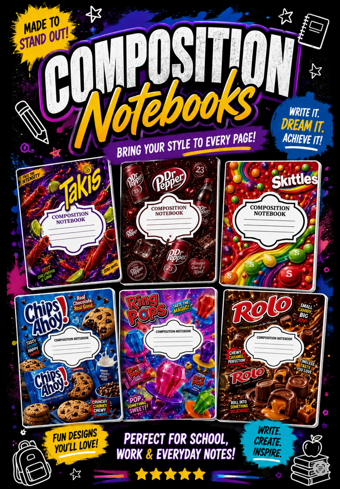 Foodie notebooks